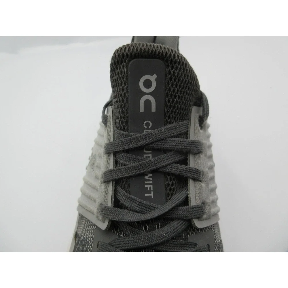 On Running Shoes Mens Size 7.5 Gray Cloudswift CloudTec Road Running Sneakers